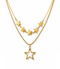 Layered Star Pendant Necklace for Women | Elyva Jewelry